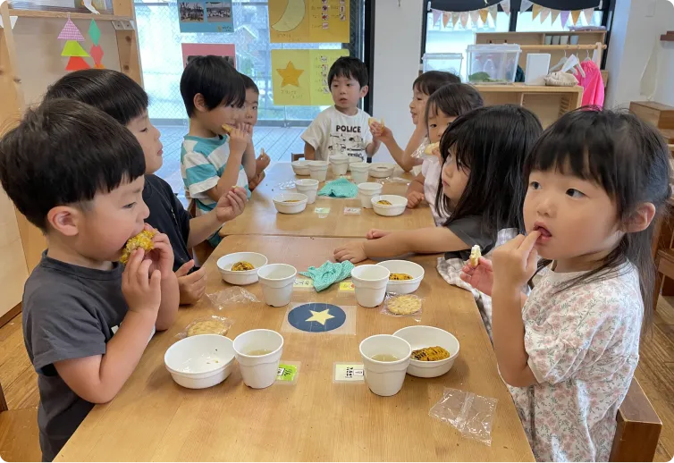 洗濯物たたみのお手伝い